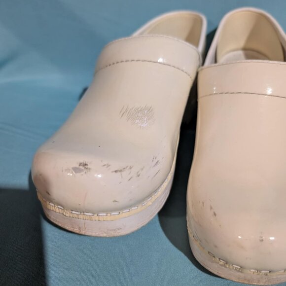 White Leather Danskos - Size 37 - Picture 4 of 4